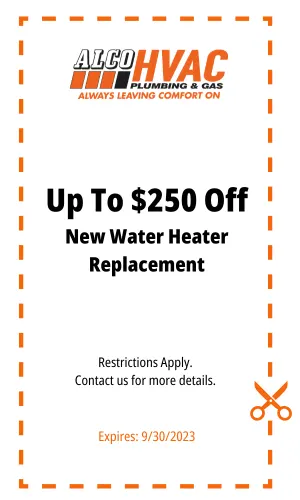 Up To $250 Off New Water Heater Replacement
