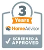 HomeAdvisor's Trusted Choice for 3 Years